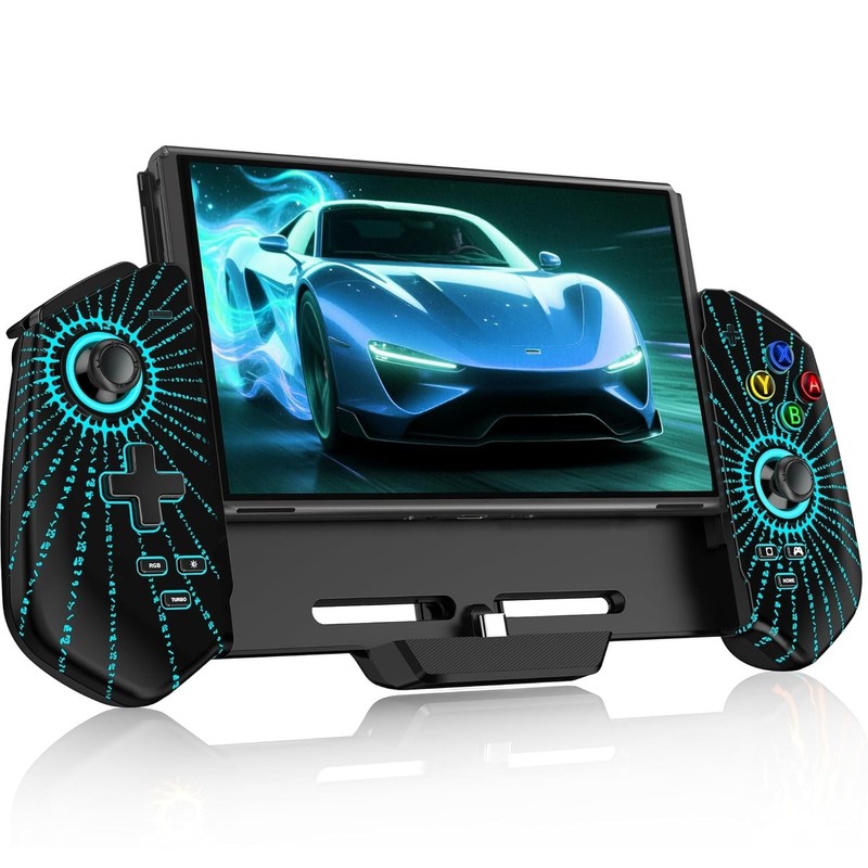 Switch Controller for Handheld Mode, One-Piece Joypad Controlle for Nintendo