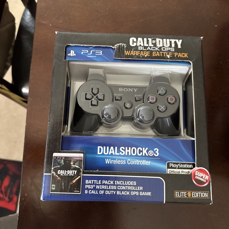 Rare New Sony DualShock 3 Gamepad Wireless Controller PS3 call of duty black