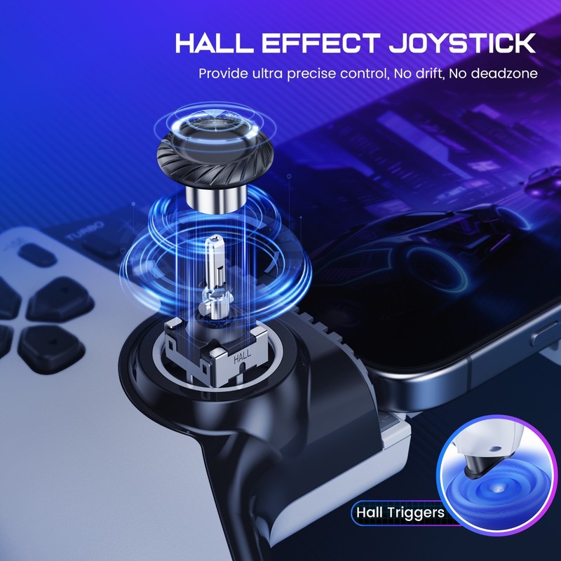 Bluetooth Mobile Gaming Controller for iPhone/Android/Switch 2/Switch/Tables gallery