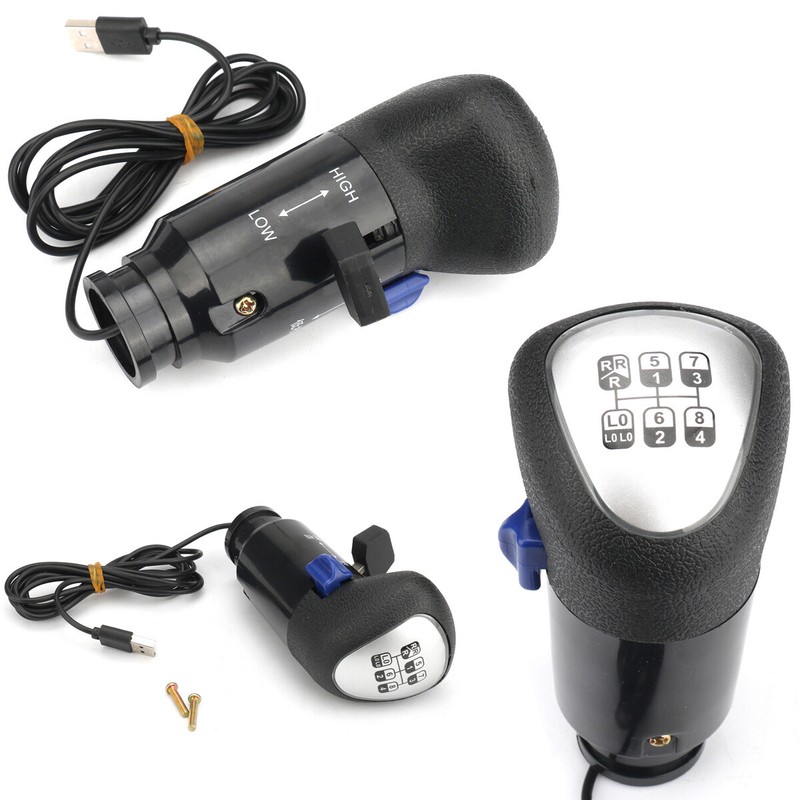 Gearshift Knob 2button for Logitech G27/G29 for Thrustmaster TH8A/TH8S Lystar A7
