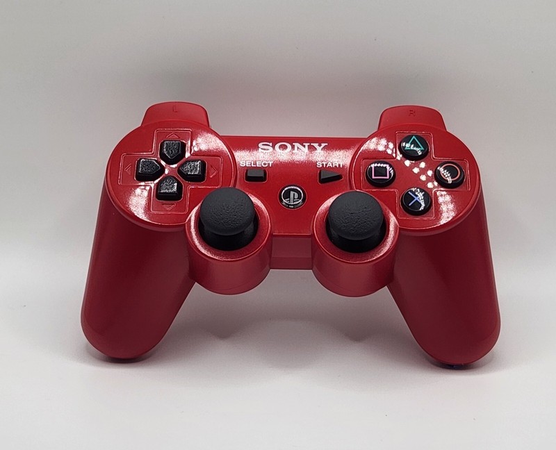 OEM Sony Playstation 3 PS3 controller Red Clean & Working