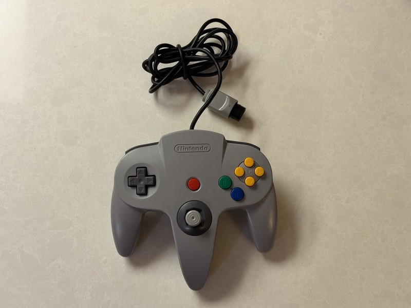 N64 Nintendo Controller Official Authentic OEM Grey N64 NUS-005 Fully Refreshed!