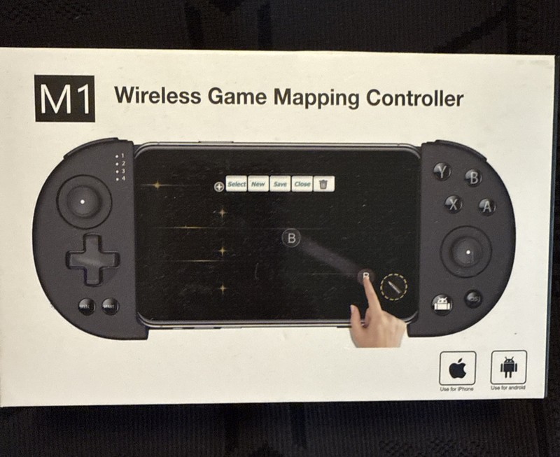 M1 wireless game mapping controller. Apple android. Brand new.