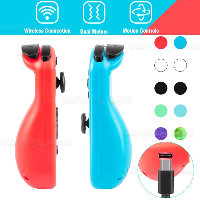 Pair Wireless Controller For Nintendo Switch Left + Right Gamepad Joystick