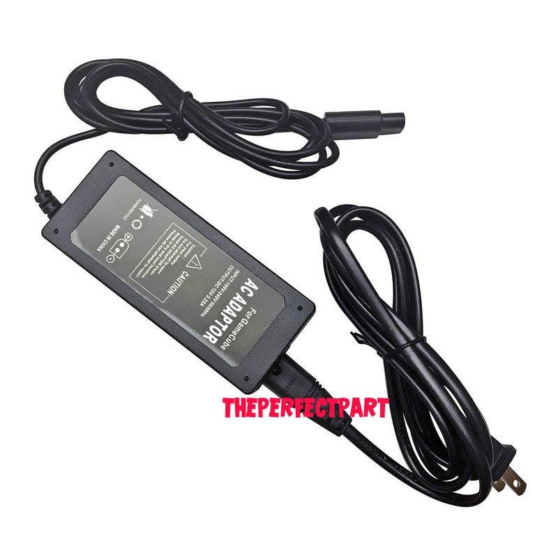 AC Adapter Power Supply & Audio Video A/V Cable for Nintendo GameCube Bundle USA gallery