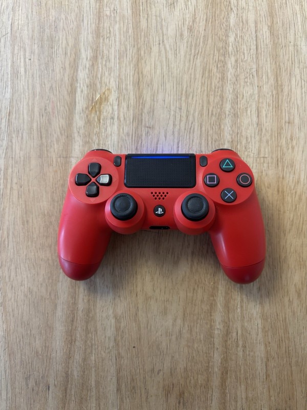 Sony PlayStation 4 DualShock Wireless Game Controller PS4 Red CUH-ZCT2U READ