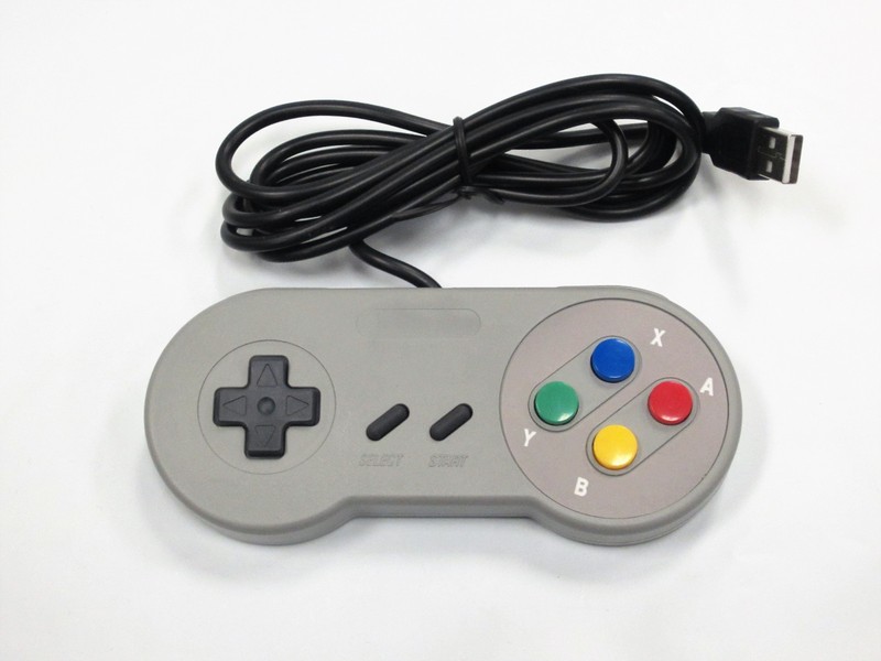 Old Skool SNES Style USB Controller for PC & MAC **RETRO**