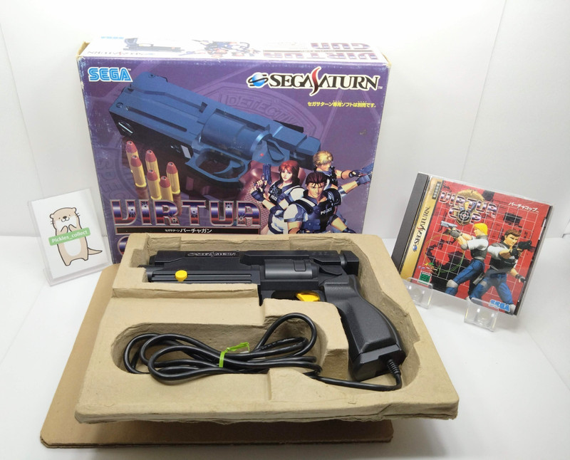 SS Saturn Virtua Cop GUN CONTROLLER HSS-0152 w/Box Work for CRT TV Only 0802L