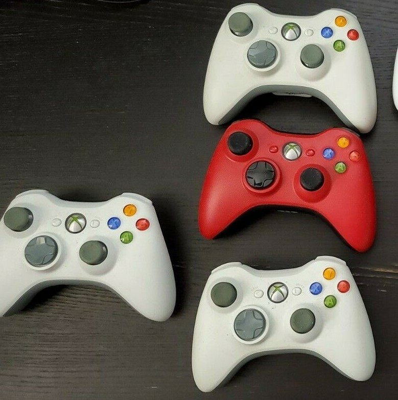 Microsoft Xbox 360 Wireless Controller (qty4) – Parts / scrap Lot