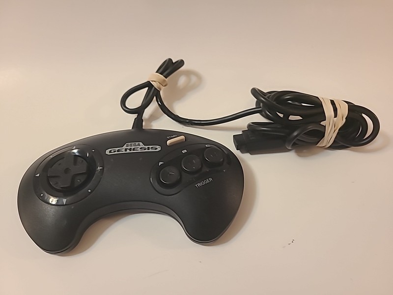 Official OEM Sega Genesis Controller *Discounted* L” ELECTRIC TAPE Tested Works