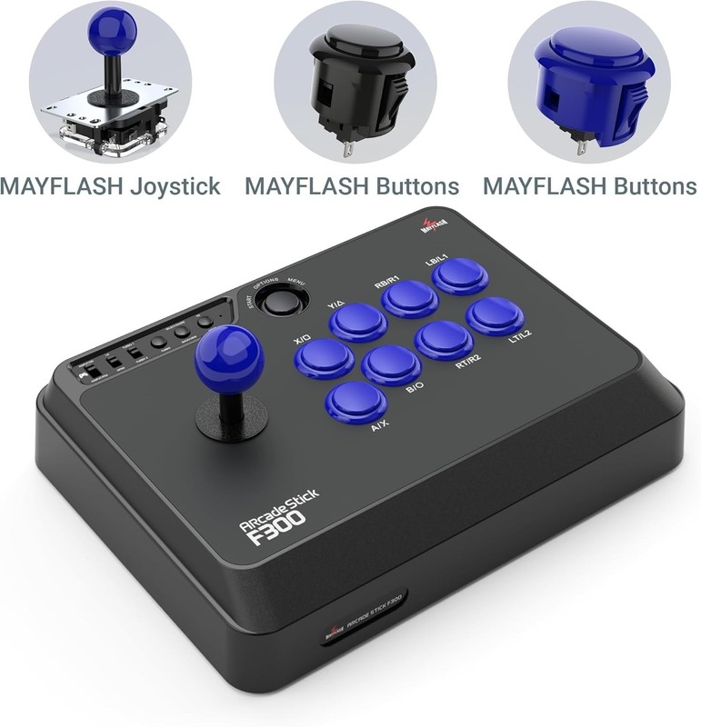 Sanwa Denshi Arcade Fight Stick Joystick - Xbox Series X PS4=**# gallery