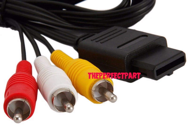 AC Adapter Power Supply & Audio Video A/V Cable for Nintendo GameCube Bundle USA gallery