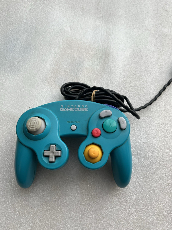 Nintendo GameCube Official Controller emerald blue Rank B condition Japan
