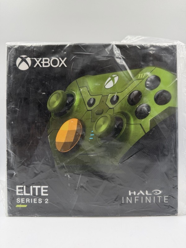 Microsoft Elite Series 2 Halo Infinite Controller Green Black Orange Wireless