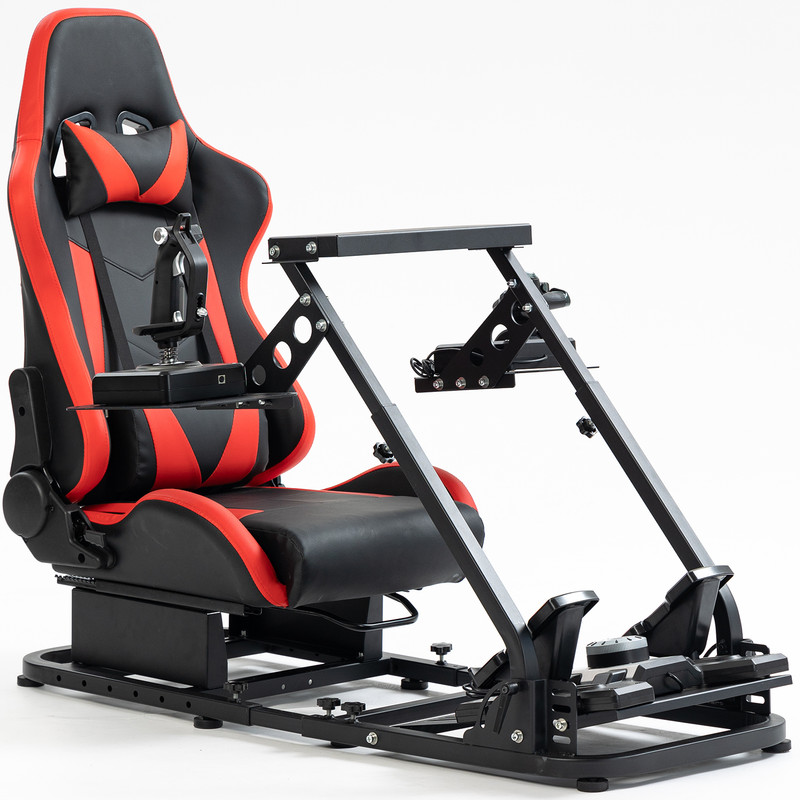 Marada Foldable Flight Racing Sim Cockpit Fit Thrustmaster Logitech G29 G920 X52