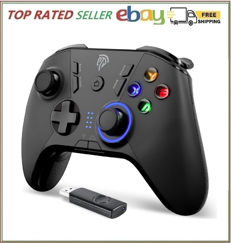 EasySMX Wireless Gaming Controller for Windows PC/Steam Deck/PS3/Android TV B…