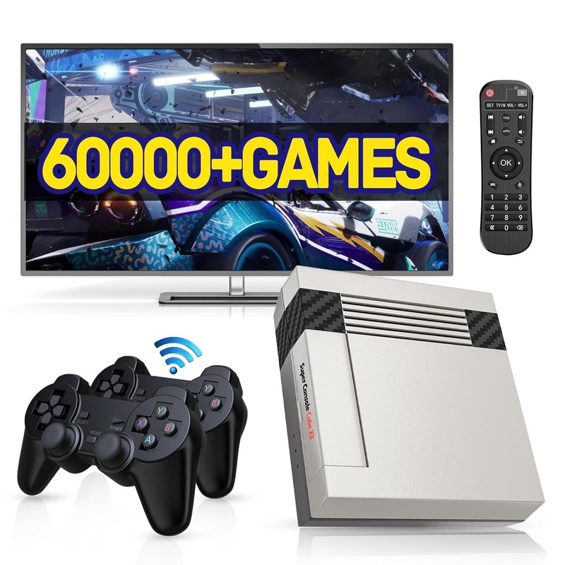 Retro Game Console 65000 Games Android 9.0