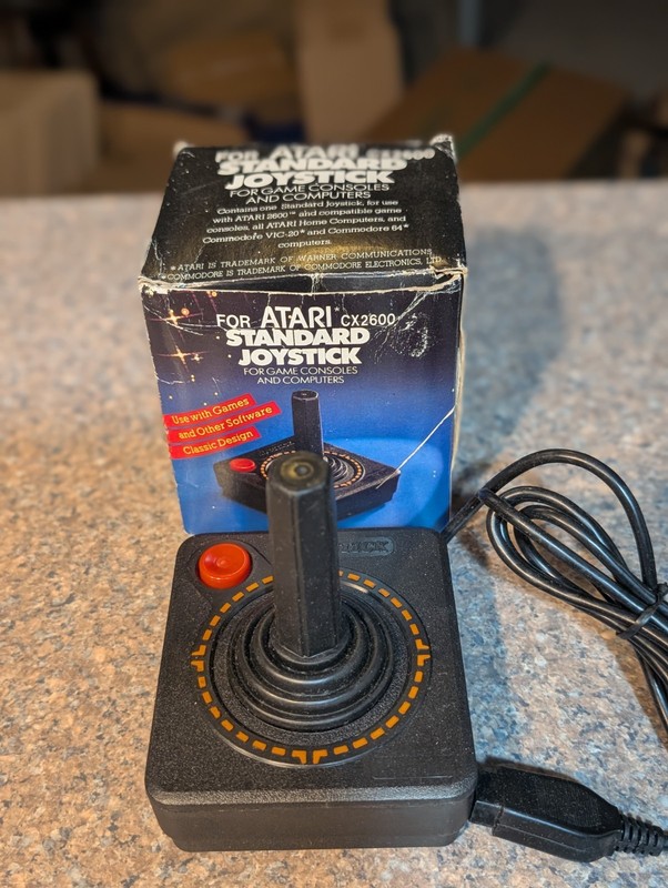 New In Open Box Joystick For Atari 2600 Commodore