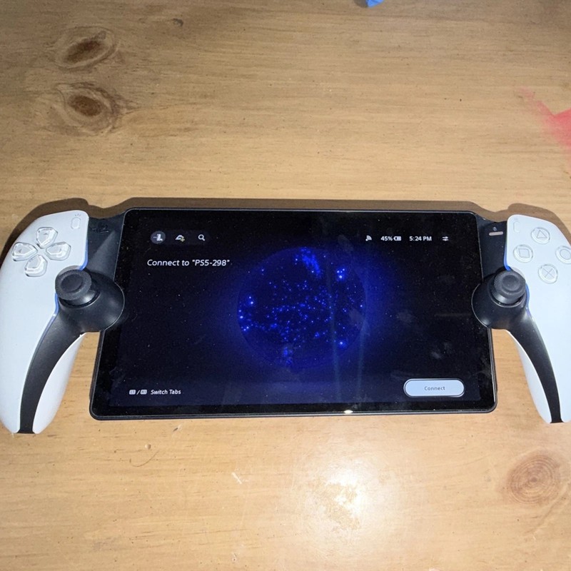 Sony PlayStation Portal Remote Player for PS5 Wireless White/Black Mic Speaker