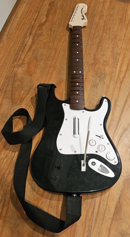 Harmonix Rock Band 4 PS4 Guitar Fender Stratocaster Wireless 91261 Parts Repair