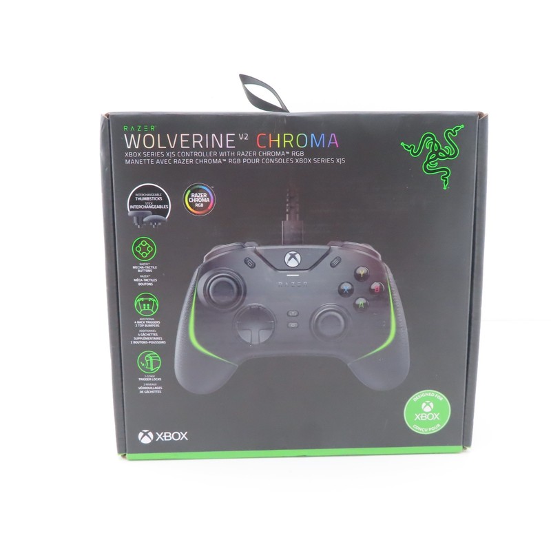 Razer Wolverine v2 Chroma Wired Gaming Pro Controller for Xbox PC USED