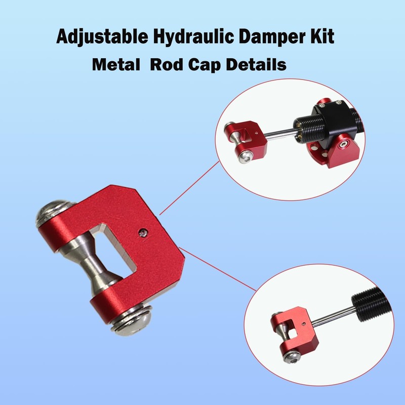 I33T Adjustable Hydraulic Damper Kit for Pedals V3 on Brake and Throttle Pedals gallery