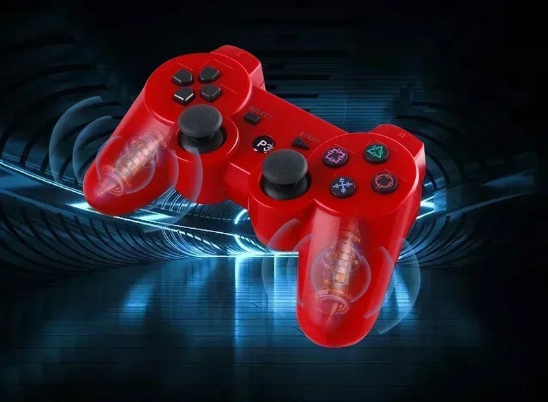 LZJV Bluetooth Wireless PS3 Controller Gamepad Dual Vibration for PC