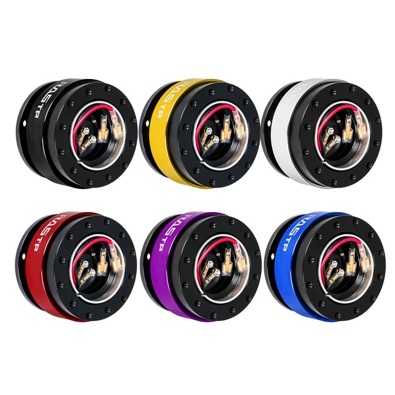 RASTP Universal Car Steering Wheel Quick Release HUB Adapter Snap Off Boss Kit gallery
