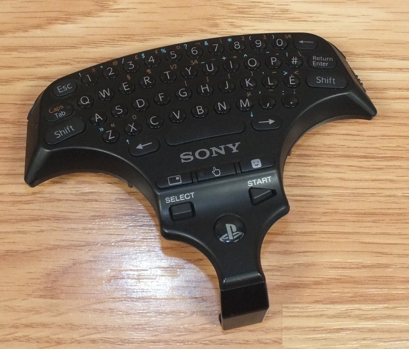 Sony (CECHZK1UC) Wireless Keyboard Attachment For PlayStation Controller *READ*