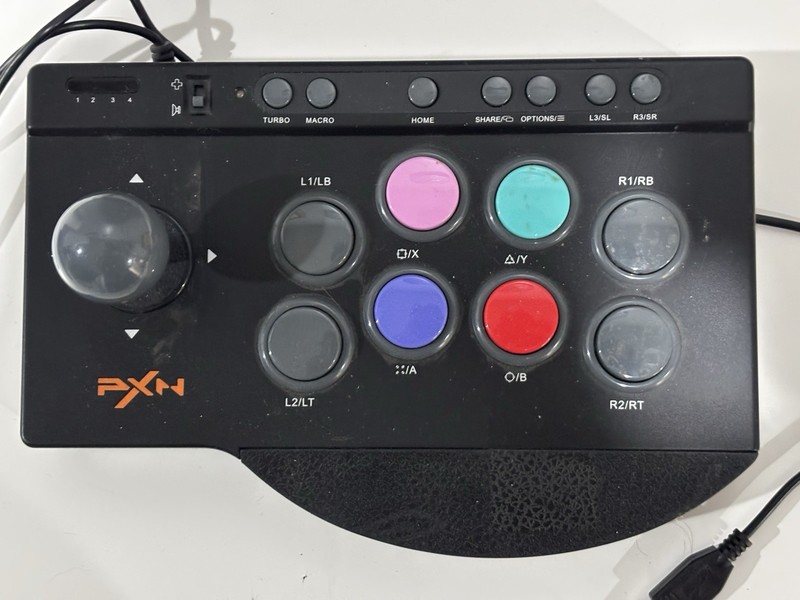 PXN [PXN-0082] USB Arcade Fight Stick for Android Switch Xbox One PS4 Windows gallery