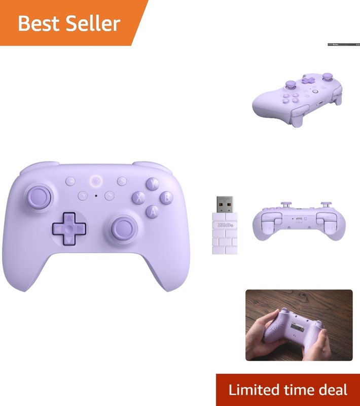 High-Performance Wireless Gamepad – Remappable L4/R4 Bumpers for PC & Android