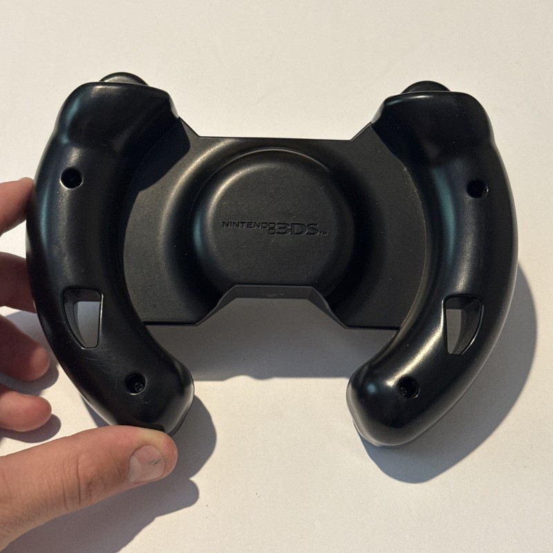 Nintendo 3DS Mario Kart 7 Steering Wheel Black Hori Racing Wheel Attachment