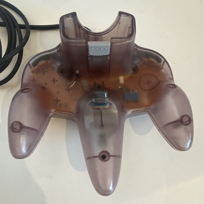 Nintendo 64 Wired Controller Purple Gray Yellow Red Green Blue Untested gallery
