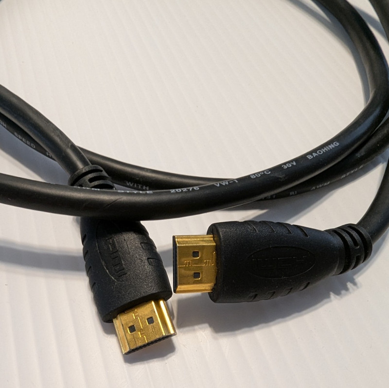 LOT OF 3 Cables HDMI to HDMI Audio Video Connector USB Cable for SONY PS2 gallery