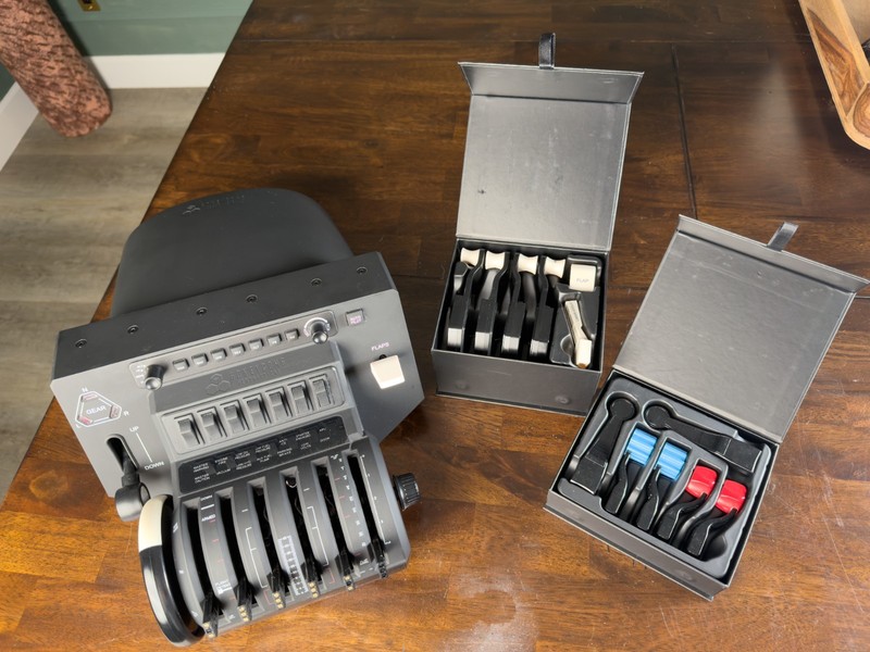 Honeycomb Alpha Yoke + Bravo Throttle Quadrant Bundle – Used, Good Cond w/ GA &