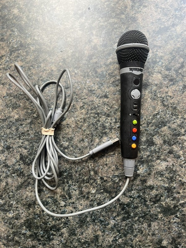 Rock Band M.I.C. Mad Catz Mic Microphone Integrated Controller Xbox 360 Tested
