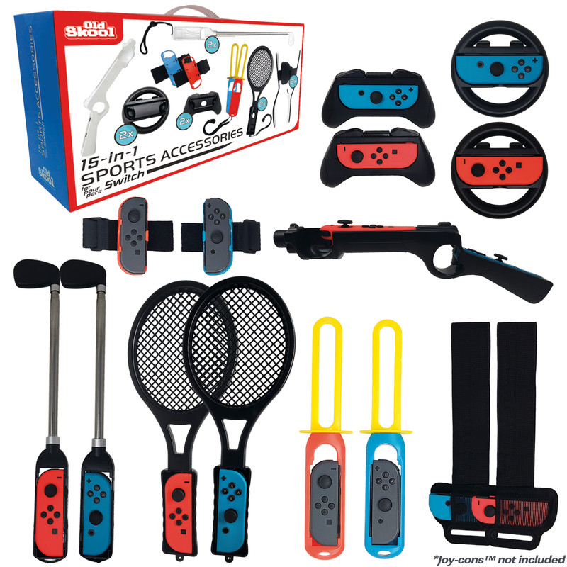 Switch Sports Accessories Bundle – 15 in 1 Kit for Nintendo Switch Sports