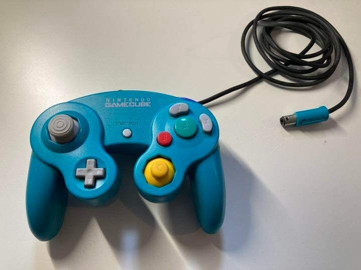 NINTENDO Gamecube Emerald Blue Controller Pad Japan Import Operated DOL-A-CEB JP