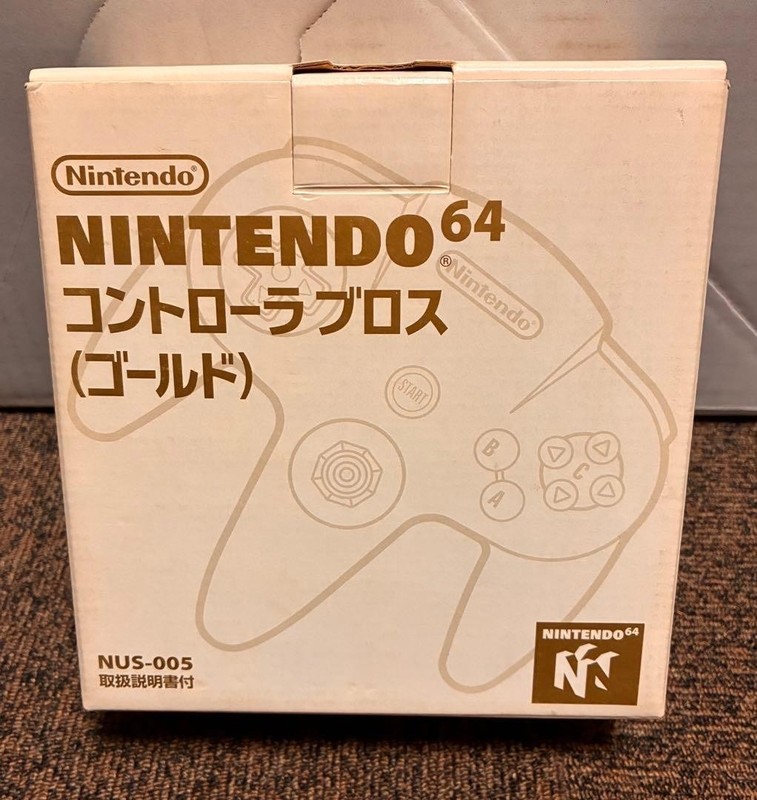 Nintendo 64 Controller Bros (Gold) japan