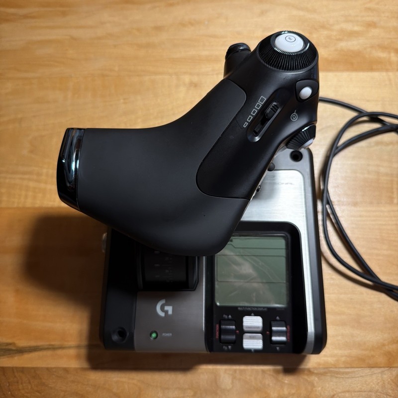 Logitech G X52 Professional Pro Flight Simulator Throttle Controller JU0020 Used