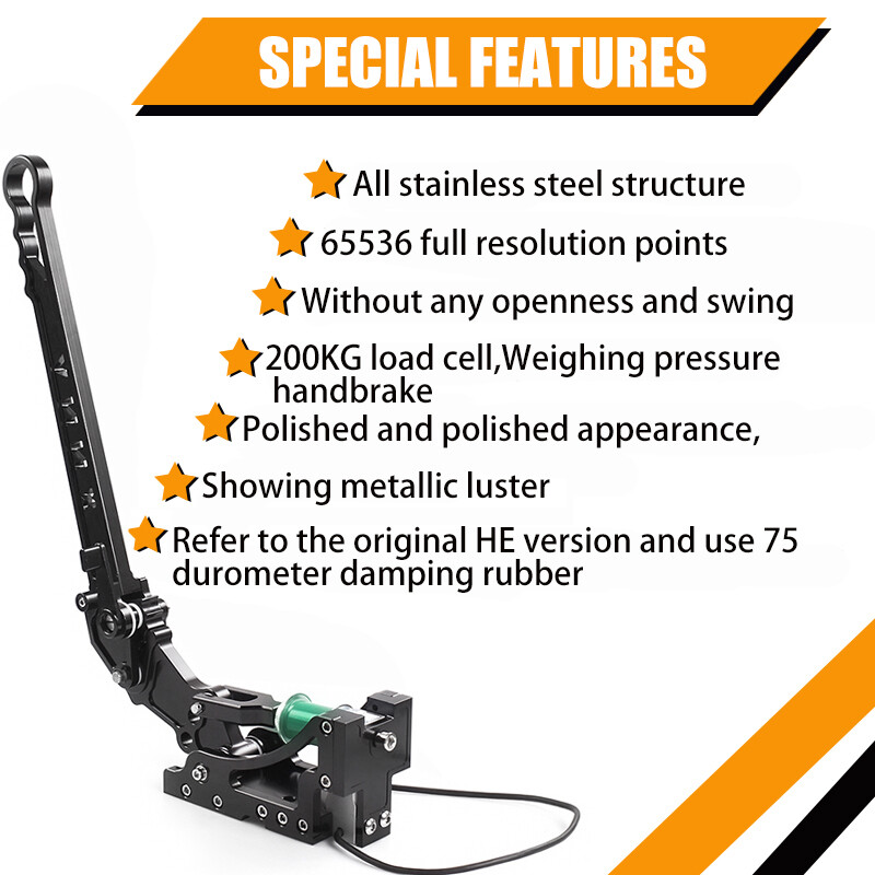 SIM Weighing Pressure Handbrake for G25/G27/G29/G295/T300/T500 PC USB Handbrake gallery