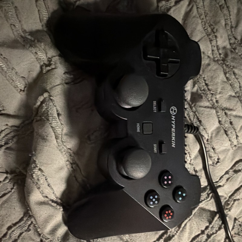 Hyperkin Wired USB Controller Gamepad for PS3 & PC, Black, 6ft Cable
