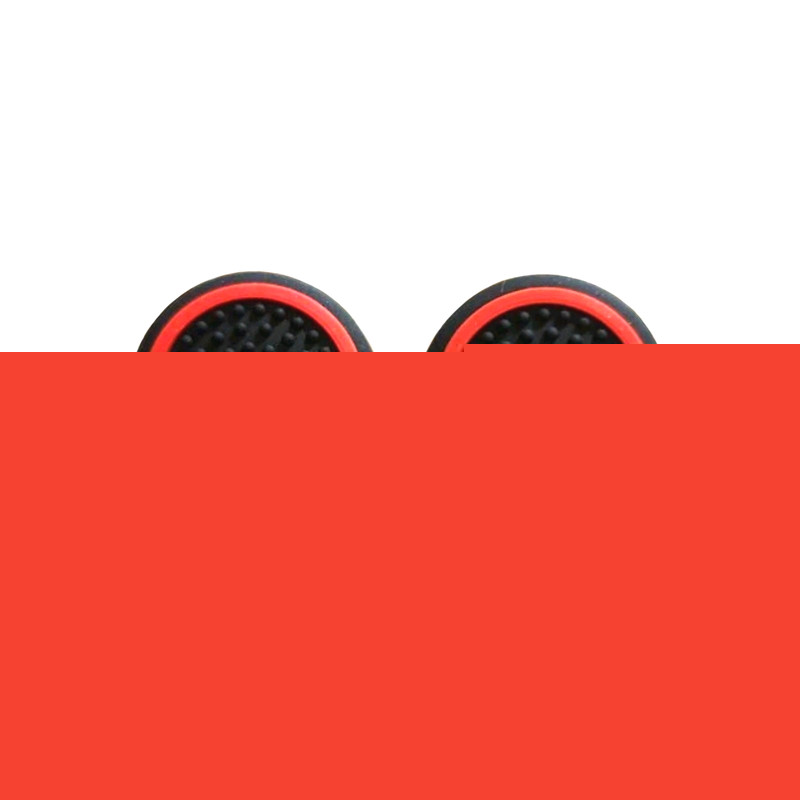 2 Thumb Grip Caps Black/ Red Covers for PlayStation Portal Steamdeck Switch