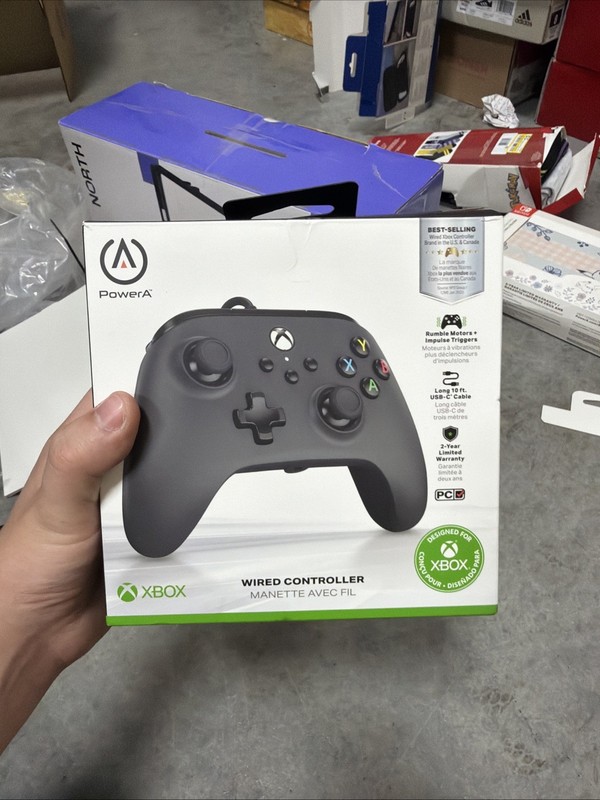 PowerA Enhanced Wired Controller for Xbox One Series X/S – Black Box Damage