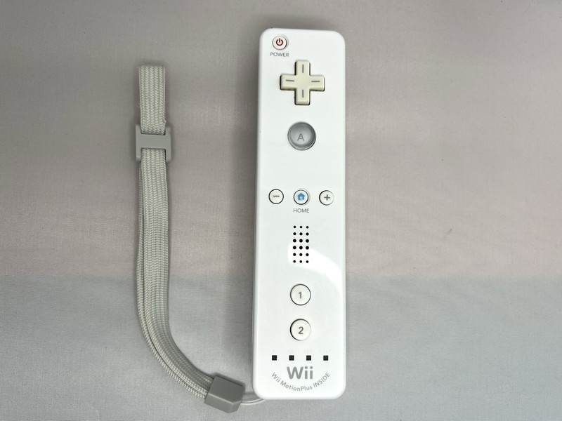 White OEM Nintendo Wiimote Wii Motion Plus Remote Controller with Strap