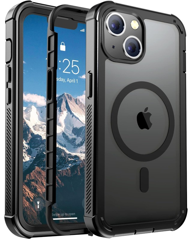 Magnetic for iPhone 13 Case, [Compatible with MagSafe][Military Grade Drop Pr…
