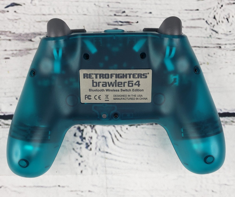 Retro Fighters Brawler64 Bluetooth Wireless Switch & PC Controller Blue-Green gallery