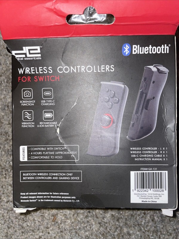 BRAND NEW Wireless Controllers for Nintendo Switch! Digital Essentials Bluetooth gallery