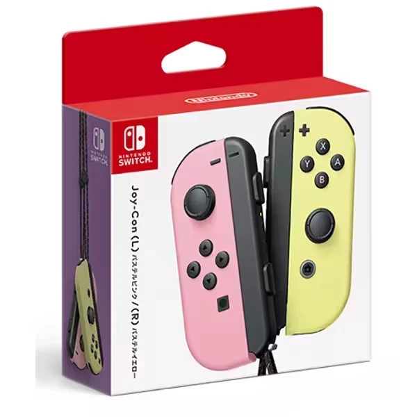 Joy-Con Controllers (Pastel Pink/Pastel Yellow) New (2023 Joypad)