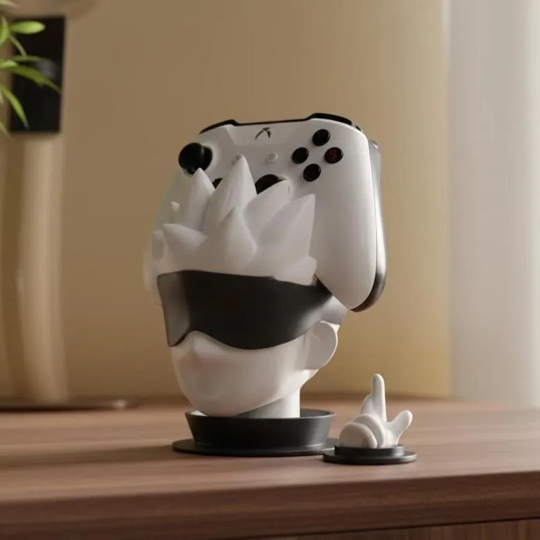 Miniso Anime PS5 Controller Stand – Creative Jujutsu Kaisen Gojo Satoru Game Pe